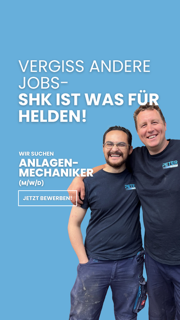 Stellenangebot für Anlagenmechaniker